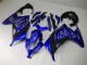 2013-2024 Kawasaki Ninja 300 EX300R Motorcycle Fairings - Blue Black White Flame Australia