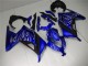 2013-2024 Kawasaki Ninja 300 EX300R Motorcycle Fairings - Blue Black White Flame Australia