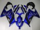 2013-2024 Kawasaki Ninja 300 EX300R Motorcycle Fairings - Blue Black White Flame Australia