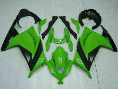 Affordable 2013-2024 Kawasaki Ninja 300 EX300R Motorcycle Fairings - Green Black Australia