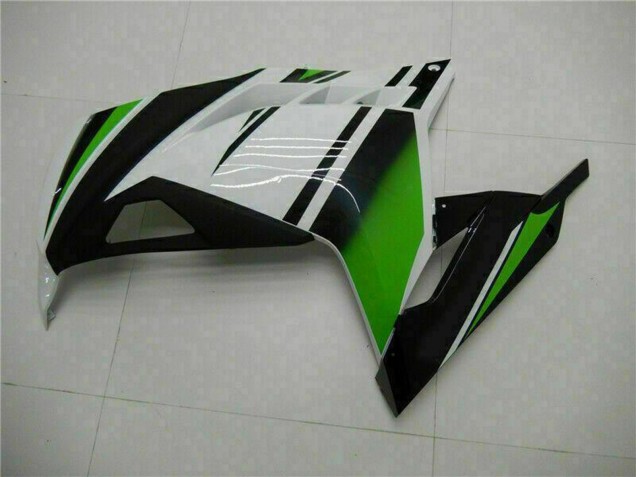 2013-2024 Kawasaki Ninja 300 EX300R Motorcycle Fairings - White Green Black Australia