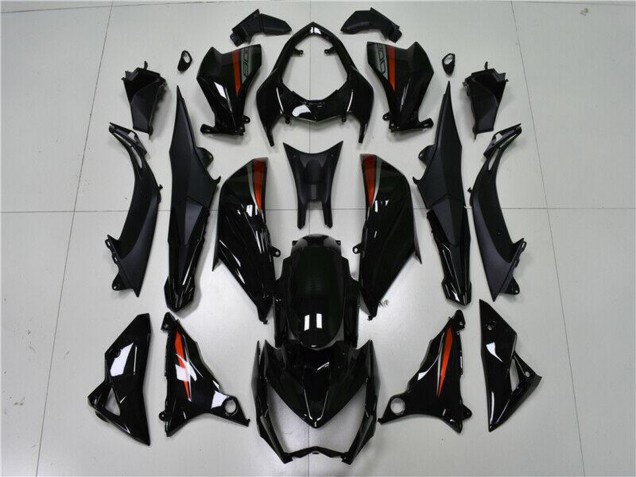 2013-2018 Kawasaki Z800 Motorcycle Fairings - Glossy Black Red Silver Australia