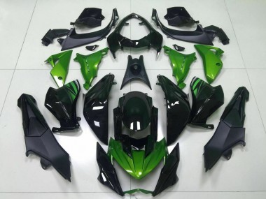 Affordable 2013-2018 Kawasaki Z800 Motorcycle Fairing - Green Glossy Black Australia