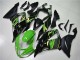 2013-2018 Kawasaki ZX6R Motorcycle Fairings - Green Yellow Glossy Black Matte Black Australia
