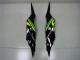 2013-2018 Kawasaki ZX6R Motorcycle Fairings - Green Yellow Glossy Black Matte Black Australia