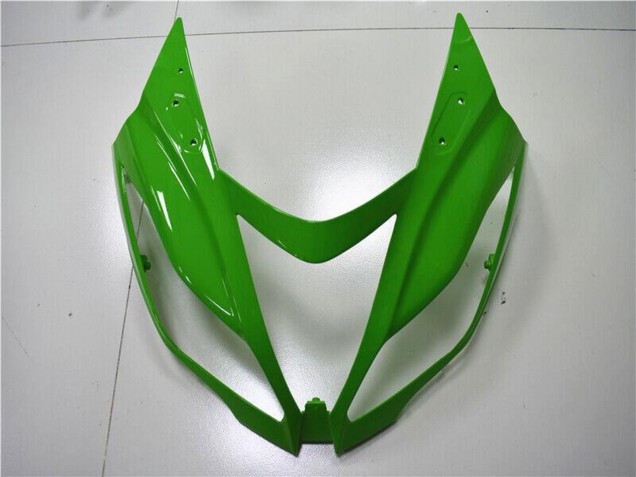 2013-2018 Kawasaki ZX6R Motorcycle Fairings - Green White Glossy Black Australia