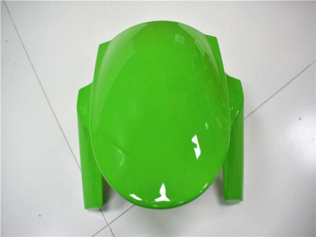2013-2018 Kawasaki ZX6R Motorcycle Fairings - Green White Glossy Black Australia