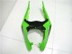 2013-2018 Kawasaki ZX6R Motorcycle Fairings - Green White Glossy Black Australia