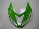 2013-2018 Kawasaki ZX6R Bike Fairings - Green Glossy Black Australia