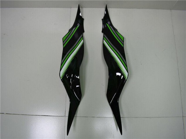 2013-2018 Kawasaki ZX6R Bike Fairings - Green Glossy Black Australia