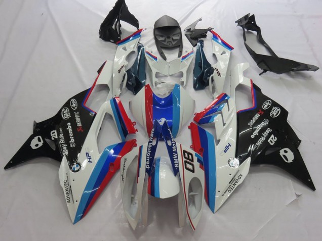 2015-2016 BMW S1000RR Motorcycle Fairings - White Red Blue Glossy Black Motorrad Australia