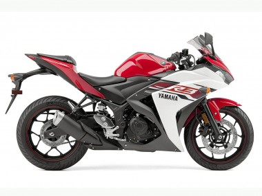 Affordable 2015-2018 Yamaha YZF R3 Motorcycle Fairing - White Red Black Australia