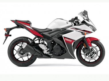 Affordable 2015-2018 Yamaha YZF R3 Motorcycle Fairings - White Red Black Australia