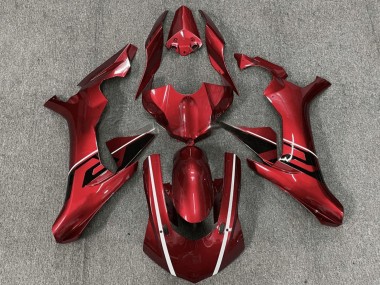 Affordable 2015-2019 Yamaha YZF R1 Motorcycle Fairings - Red White Black Australia
