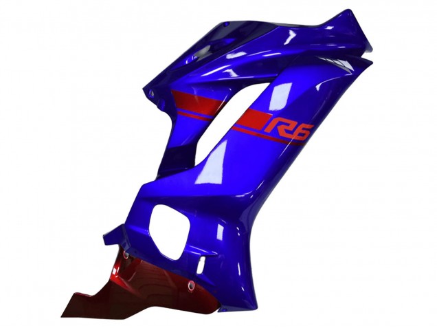 2017-2023 Yamaha YZF R6 Motorcycle Fairings - Blue Red Australia