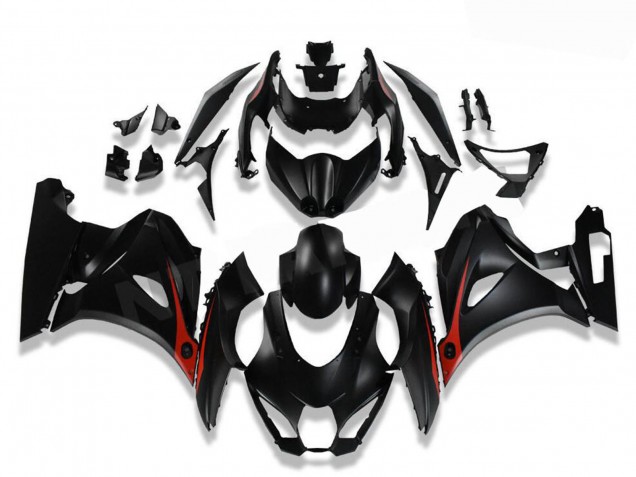 2017-2024 Suzuki GSXR 1000 Motorcycle Fairings - Black Red Australia