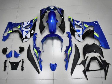 Affordable 2017-2024 Suzuki GSXR 1000 Motorcycle Fairings - Blue White Green Australia
