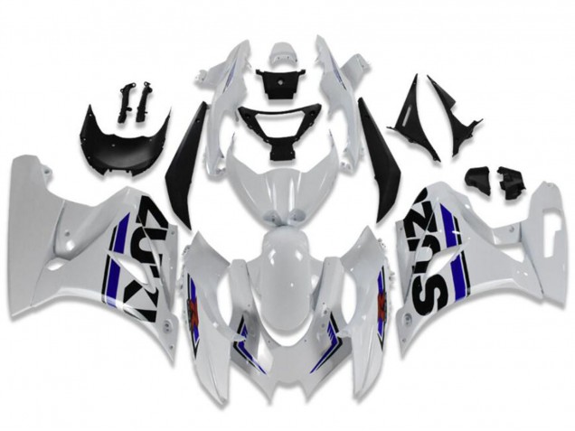 2017-2024 Suzuki GSXR 1000 Motorcycle Fairings - White Blue Black Australia