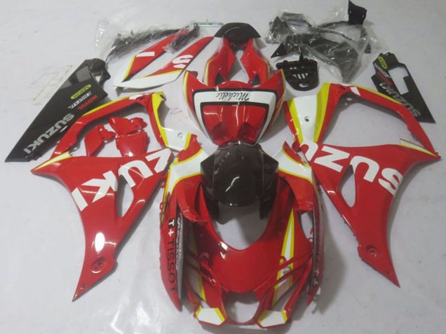 2017-2024 Suzuki GSXR 1000 Motorcycle Fairings - Red Yellow White Australia