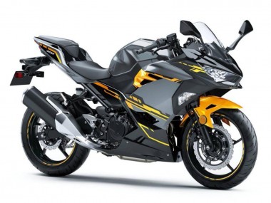 Affordable 2018-2024 Kawasaki EX400 Motorcycle Fairings - Black Grey Orange Australia