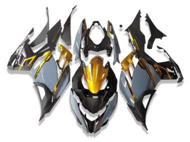 Affordable 2018-2024 Kawasaki EX400 Motorcycle Fairings - Gold Nardo Grey Black Australia