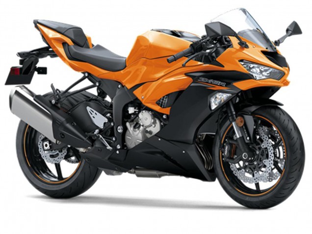 2019-2022 Kawasaki ZX6R Motorcycle Fairings - Orange Black Australia