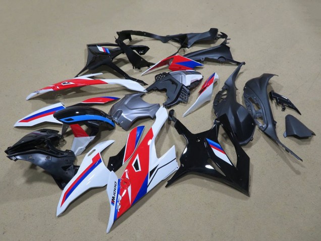 2019-2022 BMW S1000RR Motorcycle Fairing - Black White Red Blue Australia
