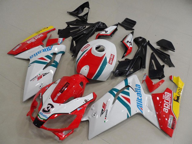 2006-2011 Aprilia RS125 Motorcycle Fairings - White Red Green Yellow Australia