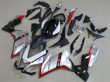 Affordable 2012-2018 Aprilia RS4 50 125 Motorcycle Fairing - Silver Red Glossy Black Australia