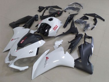 Affordable 2012-2018 Aprilia RS4 50 125 Motorcycle Fairings - White Matte Black Australia