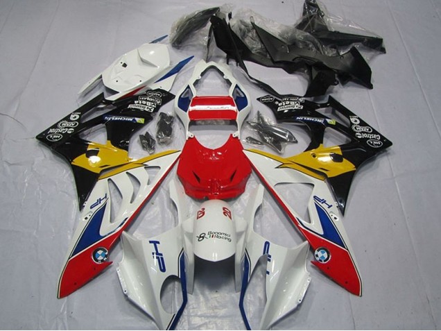 2009-2014 BMW S1000RR Motorcycle Fairings - White Red Yellow Blue Black HP Castrol Australia
