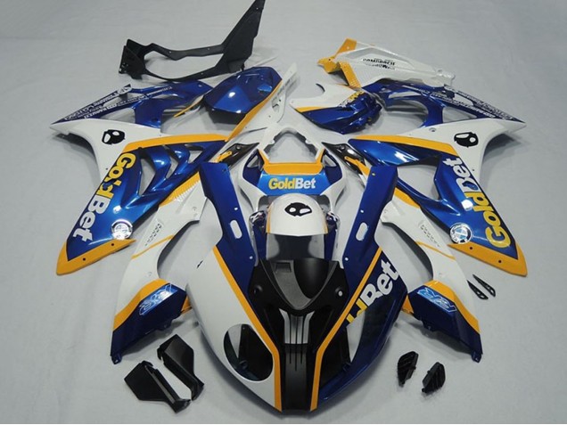 2009-2014 BMW S1000RR Motorcycle Fairings - White Yellow Blue Matte Black GoldBet Australia