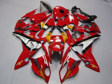 Affordable 2009-2014 BMW S1000RR Motorcycle Fairings - Red White Black Australia