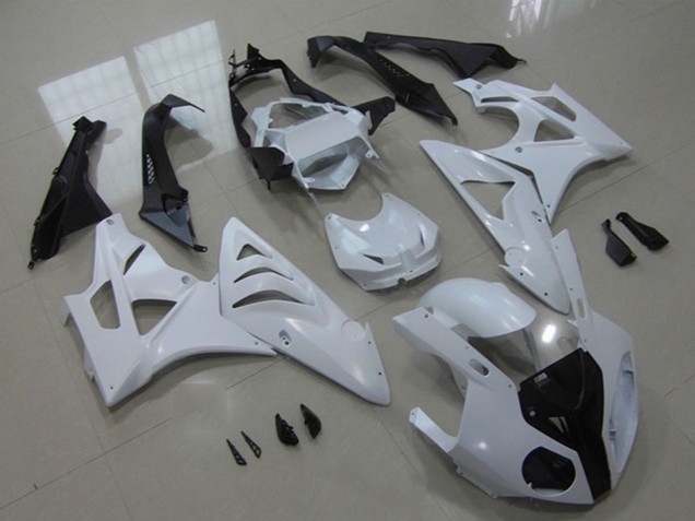 2009-2014 BMW S1000RR Motorcycle Fairings - White Australia
