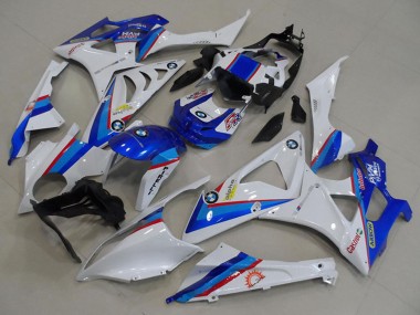 Affordable 2009-2014 BMW S1000RR Motorcycle Fairings - White Red Blue Castrol Pirelli Australia
