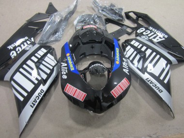 Affordable 2007-2014 Ducati 848 1098 1198 Motorcycle Fairings - Silver Red Blue Glossy Black Alice Australia