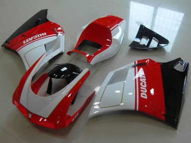 Affordable 1993-2005 Ducati 916 Motorcycle Fairings - White Red Glossy Black Australia
