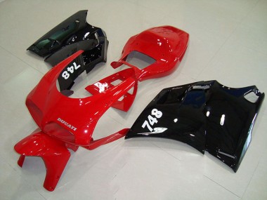 Affordable 1993-2005 Ducati 748 Motorcycle Fairings - Red Glossy Black Australia