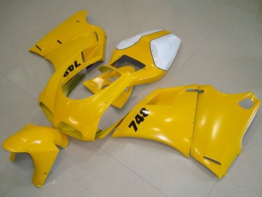 Affordable 1993-2005 Ducati 748 Motorcycle Fairing - White Yellow Australia