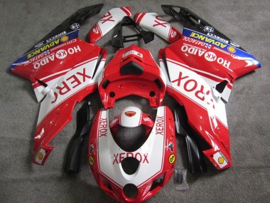 Affordable 2005-2006 Ducati 749 Motorcycle Fairings - White Red Blue Glossy Black Xerox Australia