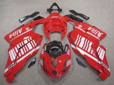Affordable 2005-2006 Ducati 749 999 Motorcycle Fairings - Red White Glossy Black Alice Sandisk Australia