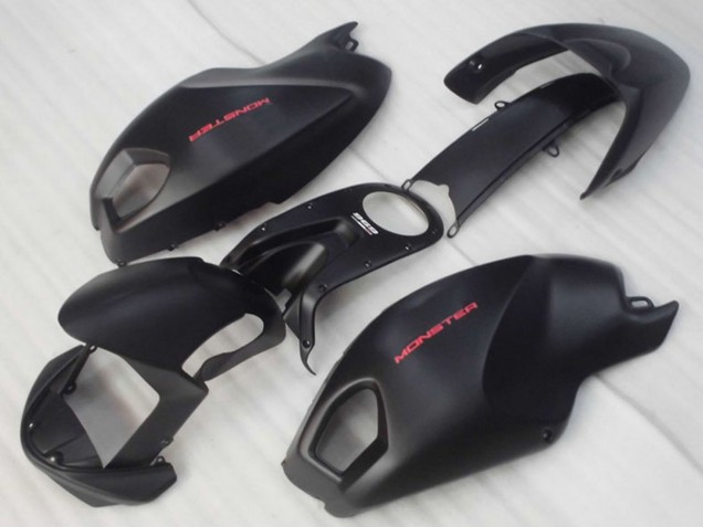 2008-2012 Ducati Monster 696 Motorcycle Fairing - Matte Black Australia