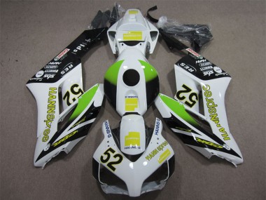 Affordable 2004-2005 Honda CBR1000RR Motorcycle Fairings - White Yellow Green Glossy Black Hannspree 52 Australia