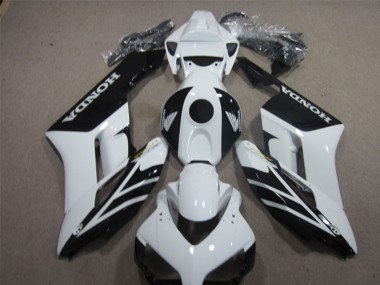 Affordable 2004-2005 Honda CBR1000RR Motorcycle Fairings - White Glossy Black Stripe Australia