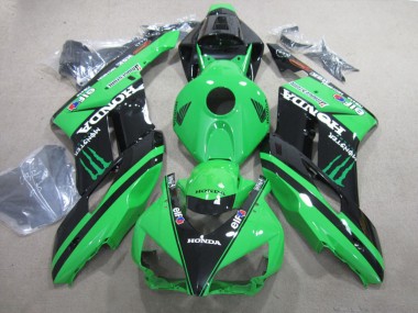 Affordable 2004-2005 Honda CBR1000RR Motorcycle Fairings - Green Glossy Black Monster Australia