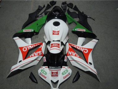 Affordable 2004-2005 Honda CBR1000RR Motorcycle Fairings - White Red Green Glossy Black San Carlo Castrol Australia