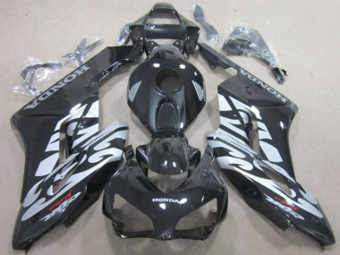 Affordable 2004-2005 Honda CBR1000RR Motorcycle Fairings - Glossy Black Silver Australia