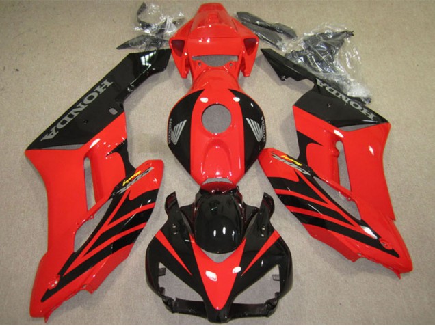 2004-2005 Honda CBR1000RR Motorcycle Fairings - Red Glossy Black Fireblade Australia