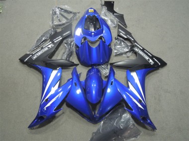 Affordable 2004-2005 Honda CBR1000RR Motorcycle Fairings - Blue White Matte Black Australia