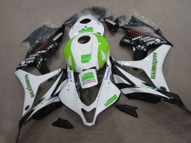 Affordable 2004-2005 Honda CBR1000RR Motorcycle Fairings - White Green Glossy Black Hannspree Australia